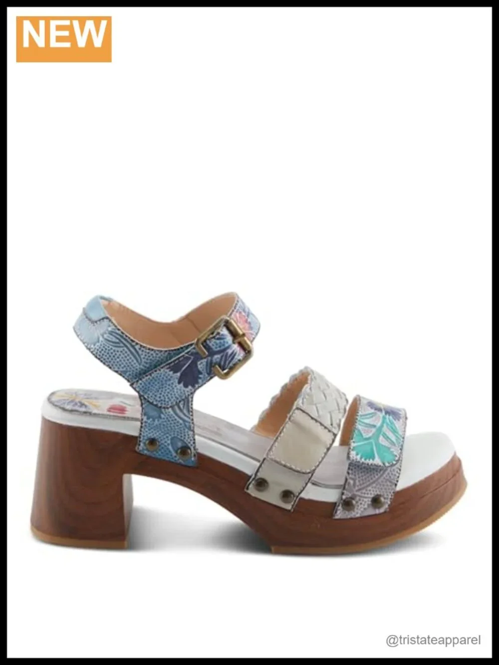 Spring Step L'Artiste Retropel Leather Platform Sandal